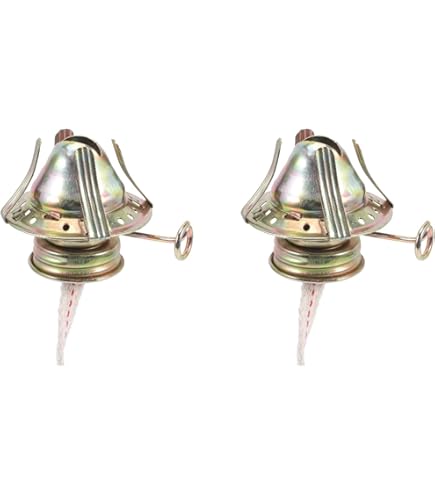 Lot De 2 Mèches Plates Siam Pour Lampe Tempête Et Lampe à Huile L.11 Cm