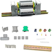 Kit Morsettiere Per Guida DIN - 40 Pezzi, Per Automazione E Fai Da Te - Foto 3