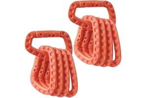 WARMHEARTTING Lot de 10 mousquetons Tactiques en Plastique pour Sac à Dos, Accessoires de Sac à Dos