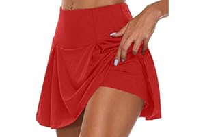 JJPAR Jupe Short Femme Ete Sexy Chic Short Femme Sport Short Femme Taille Haute Élastique Yoga Short Randonnée Activewear Tennis Running Course Mode