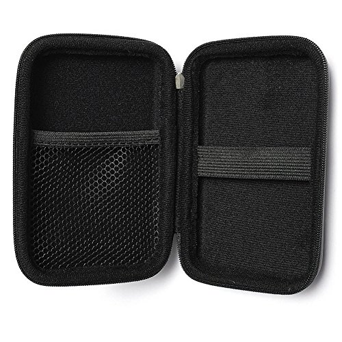 Ciaoed Schutzhülle mit innerer Netztasche und Reißverschluss Schutztasche Tasche für 2.5 Zoll Festplatte, Power Bank ( Rosa ) - 4