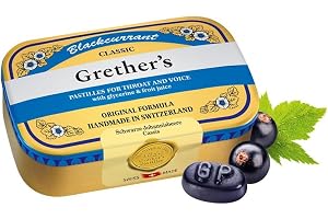 Grether's Pastilles Blackcurrant Gold für Hals und Stimme, 110 g Kuddar