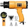 122/1202 2-Temp Settings Hot Air Gun with 4 Nozzles for Shrinking PVC/Stripping Paint (50 - 650)