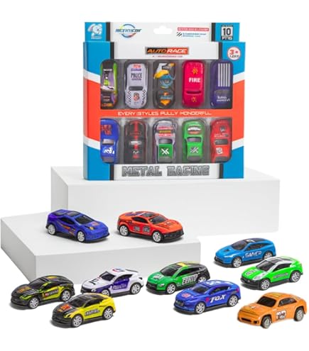 Hooqict Metal Die Cast Toy Car Set Of 5, Openable Australia