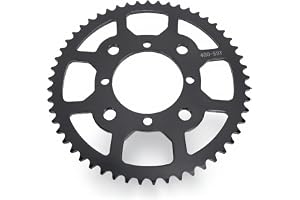 Cryfokt 53T Rear Sprocket Heavy Duty Steel Alloy for Optimal Performance in Dirt Bikes 50-160ml, Easy Replacement