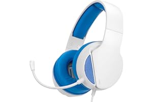 NITHO Janus Cuffie Gaming Over-Ear – Driver 50 mm, Microfono Flessibile, Audio Potente – Jack 3.5 mm – PC/PS4/PS5/Xbox One/Series X|S/Smartphone/Tablet – Blu
