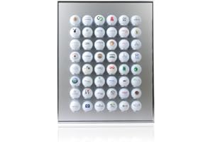 SATOHA Knix - Vitrina para Pelotas de Golf (para 24, 48 o 80 Pelotas de Golf, de Aluminio, Producto Original) - 48 Golfbälle (40 x 50 cm) - Silbermatt eloxiert