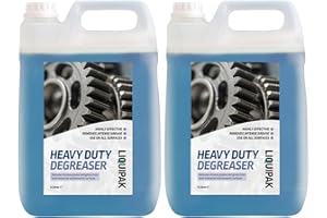 Liquipak Heavy Duty Degreaser & Cleaner 2x5L – Professional multisurface degreaser removes grease & grime, suitable for floors, walls, machinery, tools & industrial equipment.