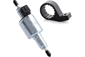 Pindex 12V 22ML Diesel Heater Pump with Bracket, Parking Heater Diesel Fuel pump for Air Heater 2KW 5KW 8KW, for Campervan, RV, Boat, Truck