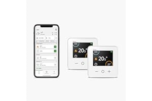 Drayton Wiser Smart Thermostat Dual Zone Heating and Hot Water Control - Works with Amazon Alexa, Google Home, IFTTT