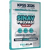 Yediiklim 2026 KPSS Orta&ouml;ğretim &Ouml;n Lisans GY-GK T&uuml;rkiye Geneli Sınav Provası Tıpkı Basım 11-12-13 Deneme Sınavları Tamamı Vid