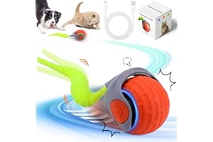 Quixion Katzenspielzeug Elektrisch, Interaktives Katzenspielzeug Katzenball, Interakties Balls Spielzeug Cat Toys Rolling Balls Automatisches Katzenspielzeu Geeignet für Kätzchen zum Spielen