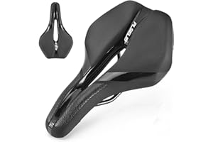 BUKYCAT Selle de Velo Ultra Confortable Homme et Femme, Selle VTT, Selle de Vélo, Chocs Creux Siège de Vélo, Gel Ultra Confortable Ergonomique Imperméable, pour Bicyclette VTT Vélos Montagne