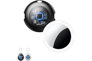 2026 Smart Tag Localizador Llaves[Certificado MFi]Compatible Apple Buscar(Solo iOS)Air Rastreador Bluetooth IP67 Buscador Equipaje Maletas Niños Perro Billetera Mascota Bateria Reemplazable 2 Unidades