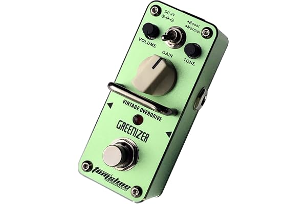 Tom'sline Engineering Pédale effet overdrive GREENIZER AGR-3 Son overdrive vintage basé sur le mode Tube Screamer 2 boost et pédale de guitare normale