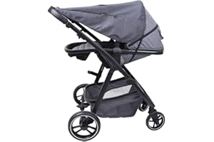 KIDDIES KINGDOM Amana Universal Stroller Sunshade Canopy – UPF 50+ UV Protection, Adjustable Baby Pram Sun Shield for Summer, Lightweight Foldable Cover Fits Most Strollers, Buggy & Pushchairs