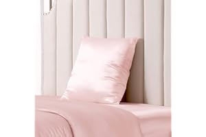 THXSILK 25 Momme Seide Kissenbezug für Haar und Haut - Maulbeerseide Kissenbezug - Hypoallergen mit Versteckter Reißverschluss - Pure Seide auf Beide Seiten … (Bezauberndes Rosa, 80x80cm)