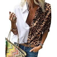 Minetom Femme Leopard Hoodie Top Blouson Avec Capuche - Dark Gris ZX