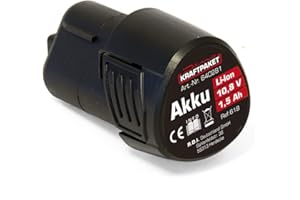 Dino KRAFTPAKET AKKU 10,8V 1,5 Ah für Akku-Poliermaschine 640256 640281 Werkzeug-Akku 1.5 Ah schwarz