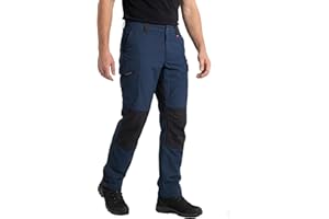 DANISH ENDURANCE Pantalones Trekking Hombre, Pantalones Impermeables de Trabajo, Termicos, para Senderismo, Esquì, Snowboard, Ajuste Regular
