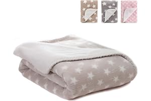 GAGACISO LeerKing Manta Perro Gatos Doble Cara de Suave Felpa para Pequeña Mascotas Cachorro Gatito Sofá Cama 150 x 100cm Gris Claro