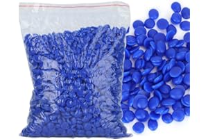 SALMUE Perla de fundición de cera para fundición de joyería, cuentas de cera para fundición de joyería para cera de inyección profesional(Blu)