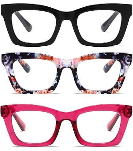 Amorays Lunettes De Lecture Oversize Carrées Vintage – Anti Lumière Bleue, Style Rétro Élégant Pour Femmes Et Hommes (+2.00, Noir & Écailles De Tortue)