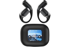 AIWGYIBO KI Übersetzer Kopfhörer - Übersetzungskopfhörer mit LCD-Touchscreen, KI Kopfhörer mit Echtzeit Übersetzung, unterstützt 144 Sprachen und 4 Übersetzungsmodi, Geeignet für Geschäfts- und Auslandsreisen