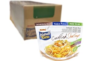 MAMA - Instant Reis Curry Garnelen - Multipack (10 X 80 GR)