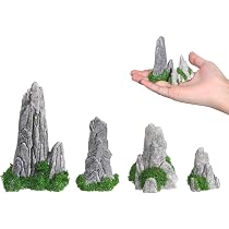 10 Scale In Miniatura In Resina Per Terrario, Giardino Fatato E Decorazione Fai Da Te