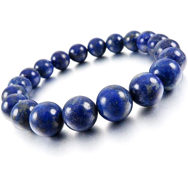 Bracelet De Perles De Labradorite Naturelle, Bracelet Extensible De Pierres Précieuses De 10 Mm - France