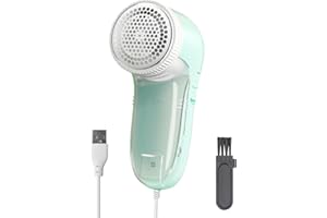 Removedor de Pelusas Eléctrico, NIUAWASA Afeitadora de Tela para Ropa Suéter Removedor de Burbujas Afeitadora Antipilling Recortadora de Bolas de Pelo (Verde)