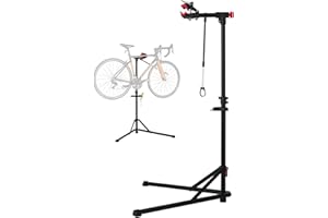 UNISKY Bike Repair Stand Home Folding Bicycle Mechanics Maintenance Workstand Portable Rack Height Adjustable 360° Rotatable