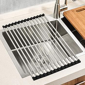 Spüle Abtropffläche, | blufied Edelstahl aufrollbar faltbar