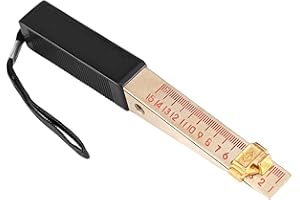 VidFair Engineering Ruler 150 * 15 * 17mm Wedge Shaped Vernier Gauge 1mm~15mm Fire Door Gap Gauge House Engineering Inspection Tool for House, Engineering Inspection(0.2mm)