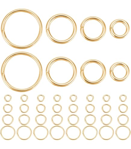 100 Clous à œil 50mm - Laiton Plaqué Or 18K Et Argent 925 - Pour Fabrication De Bijoux, Perlage DIY - 9