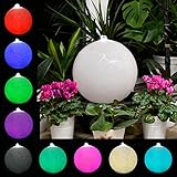 Springbrunnen/Wasserlichtspiel/Kugelbrunnen in Natursteinoptik aus hochwertigem Kunststoff von KÖHKO®