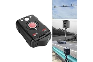 AMHUUI Détecteur de Radar pour Voitures, portée extrême, détecteur Laser/Radar, alertes vocales, lumière Rouge et alertes de caméra de Vitesse, écran OLED Multicolore, Temps de réponse Rapide, système d'al