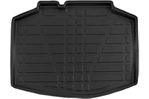 J&J AUTOMOTIVE SCOUTT | Vasca Bagagliaio Proteggi Baule In TPE Su Misura Per Ibiza 5 V dal 2017, Bordo 4cm, Antiscivolo, Inodore, Arrotolabile