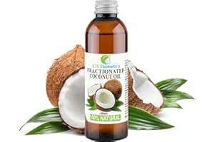 ‎ETC COSMETIC`S Fraktioniertes Kokosöl (Natural Fractionated Coconut Oil) – 100 ml – rein, 100% natürlich
