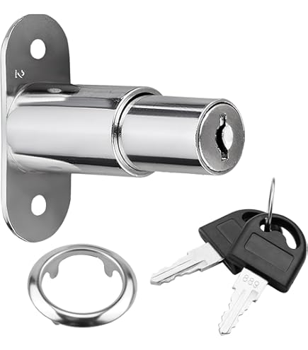 Cadenas à Coulisse A2ZWORLD Pour Terrarium Ou Vitrine - 2 Clés Incluses