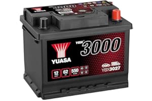 Yuasa YBX3027 12V 62Ah 550CCA Sealed Maintenance Free Car Battery