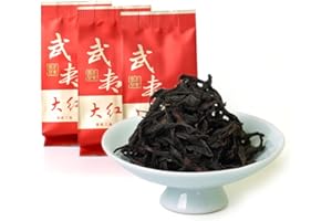 GOARTEA 6Pcs*8g Organic Supreme Da Hong Pao Dahongpao Big Red Robe FuJian Wuyi Mountain Rock Chinese Oolong Tea