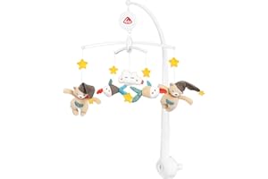 Fehn carillon musicale mobile Bruno – Melodia Sai quante stelle ci sono nel cielo – da fissare al lettino per bambini da 0 a 5 mesi
