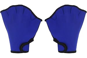 PATIKIL Webbed Swim Gloves, Unisex Swimming Resistance Gloves Water Resistance Training Accessories for Swimming and Diving