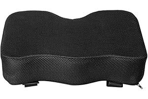 Qurygin Rowing Seat Cushion - 32×22×7c High Density Memory Foam Pad, Non-slip Foam Cushion, Rower Seat Pad With Straps, Thickened Rower Seat Cushion For Rowing Machine Rower Accessories