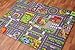 Children's Fun & Colourful Roads Play Mat - 80cm x 120cm