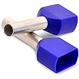 2 X 2.5 SQ. MM, TWIN Insulated cable end-sleeve Boot Lug Pin type according to DIN with Easy-Entry Pack of 100