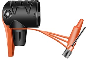 Hayaww Adattatore per valvola a Doppia Testa per Bici Testa per Pompe da Bicicletta Adattatore della valvola della Pompa Adattatore della Pompa per Bici a Doppia Testa Adattatore della valvola Bici