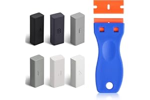 NAKUTITA Hartwachs Reparaturset, Laminat Reparatur Hartwachs für Holz/Fliesen/Parkett/Laminat/Vinyl, Möbelreparatur Wachs Set Wachskitt zum Kratzer Schäden Loch Ausbessern Arbeitsplatte, 6 Versch Farbtöne